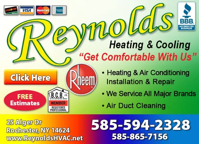 Slide of Reynolds Heating & Cooling