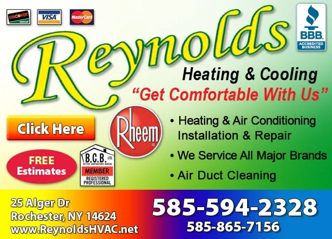 Slide of Reynolds Heating & Cooling