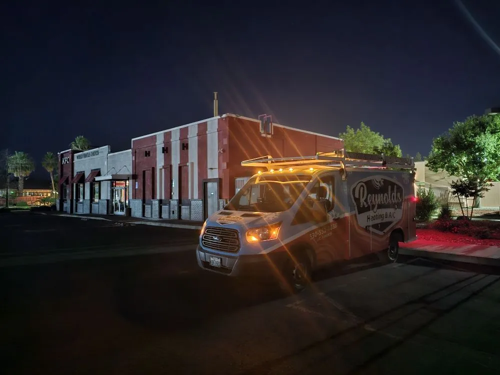 Slide of Reynolds Heating and A/C