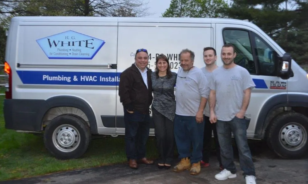 Slide of RG White HVAC & Plumbing