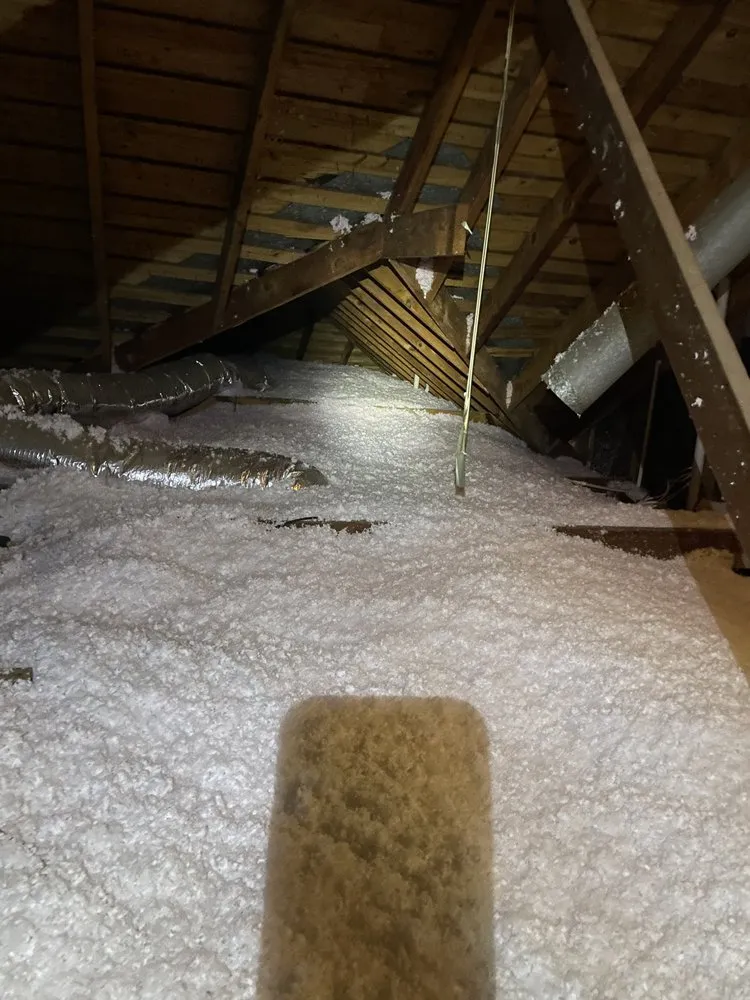 Slide of RH Attic Insulation