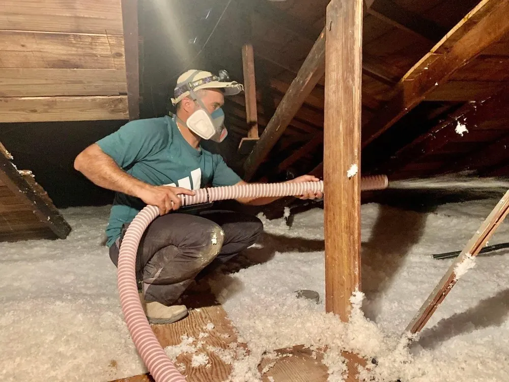 Slide of RH Attic Insulation