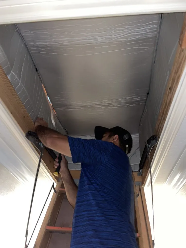 Slide of RH Attic Insulation