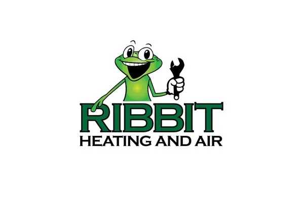 Ribbit Heating and Air Conditioning Logo