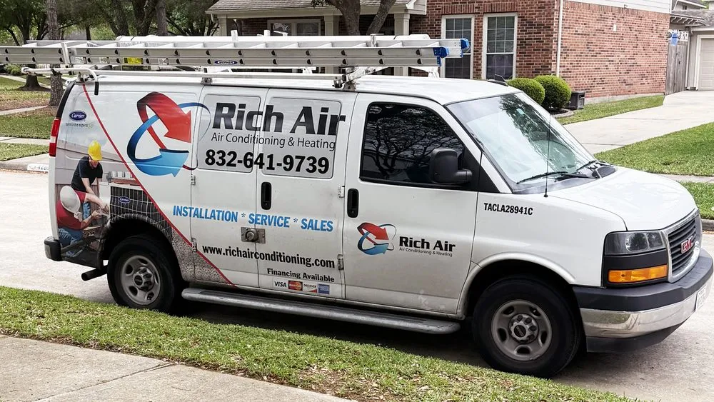 Slide of Rich Air AC And Heating