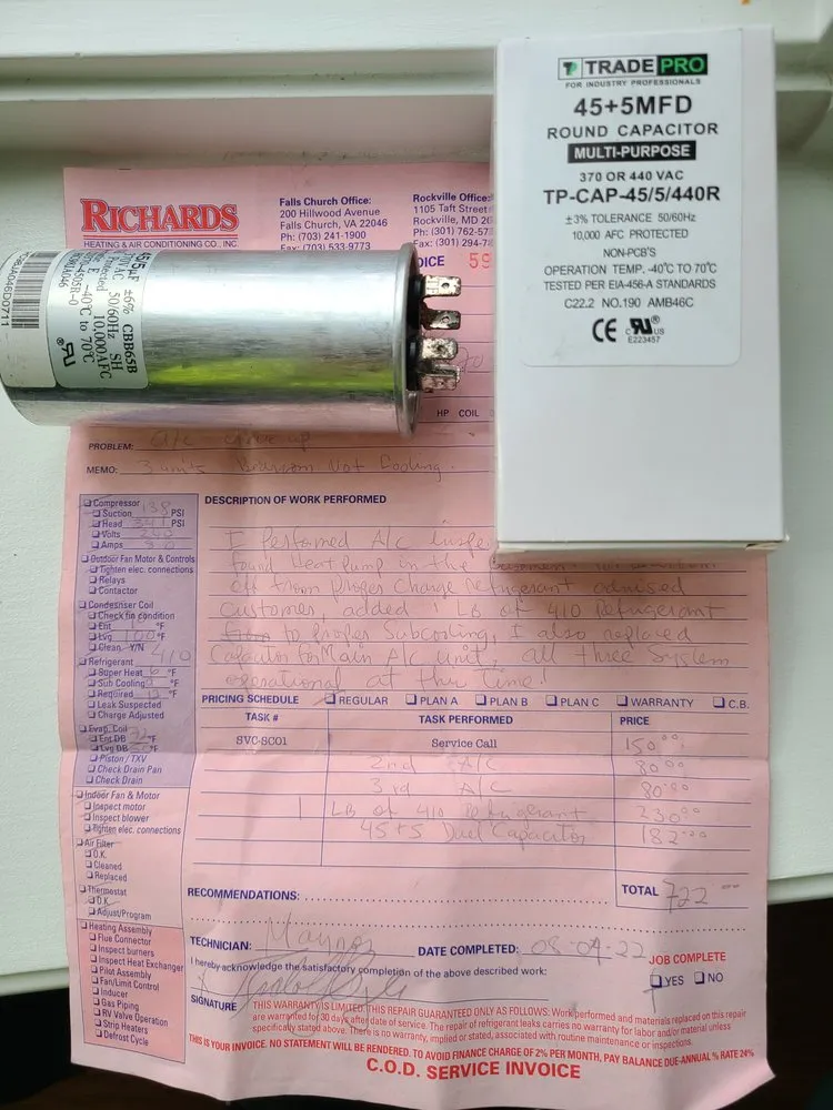 Slide of Richard's Heating and Air Conditioning