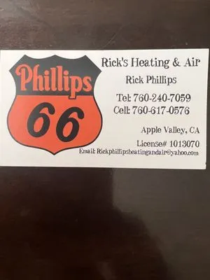 Ricks Heating and Air Conditioning Logo