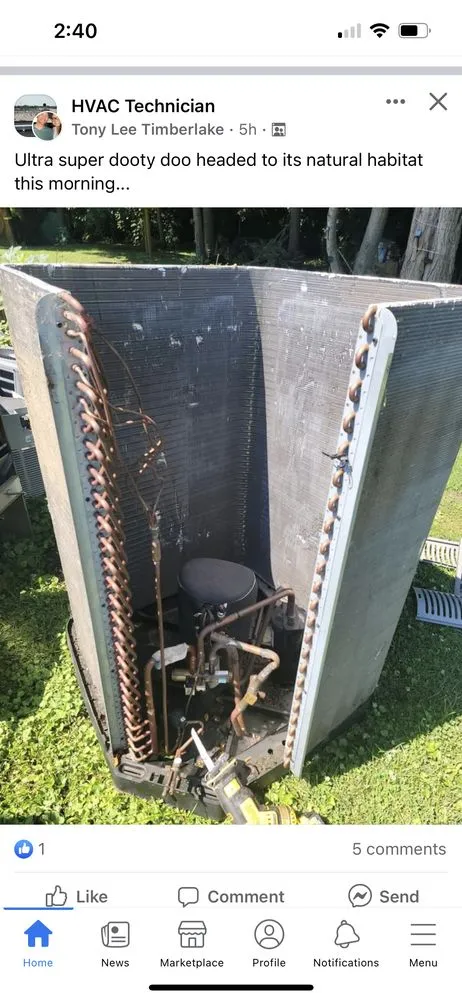 Slide of Ricky’s HVAC Services