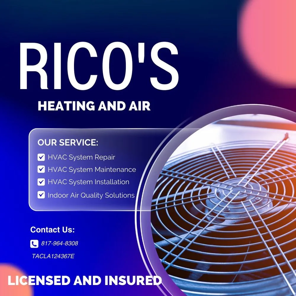 Slide of Rico's Heating and Air