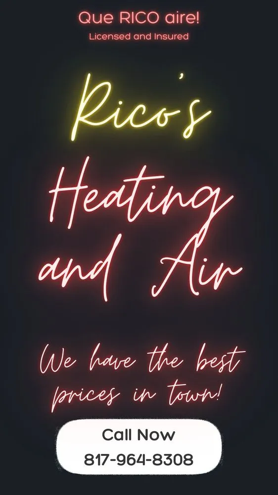Slide of Rico's Heating and Air