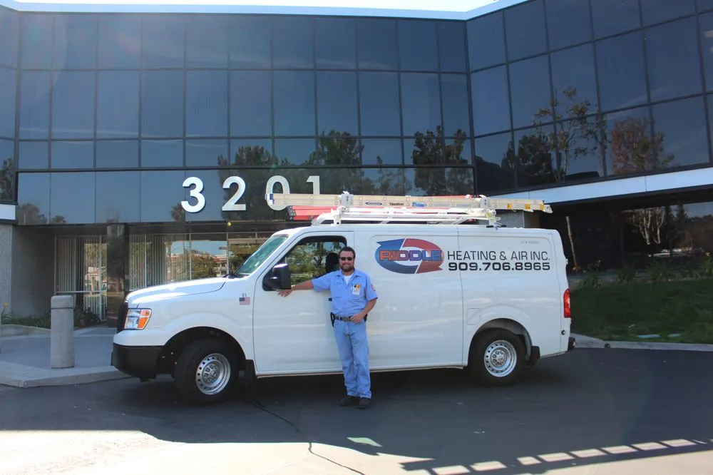 Slide of Riddle Heating and Air