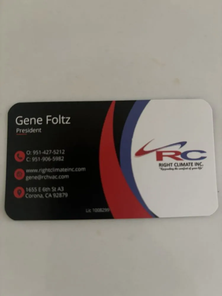 Slide of Right Climate