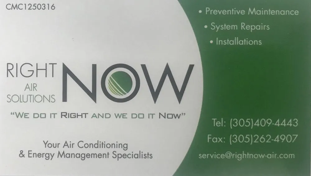 Slide of Right Now Air Solutions