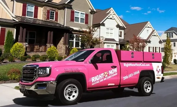 Right Now Heating and Air Conditioning & Plumbing Logo