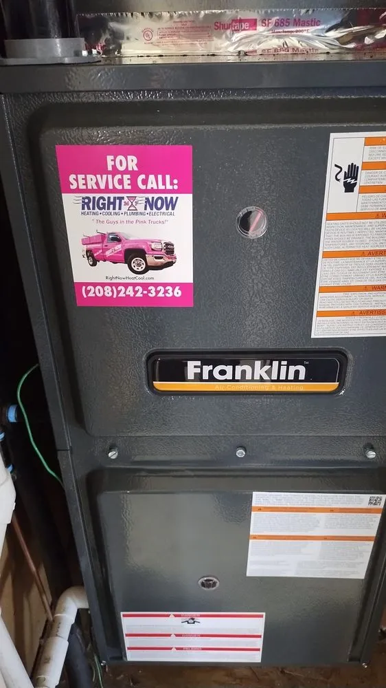 Slide of Right Now Heating and Air Conditioning