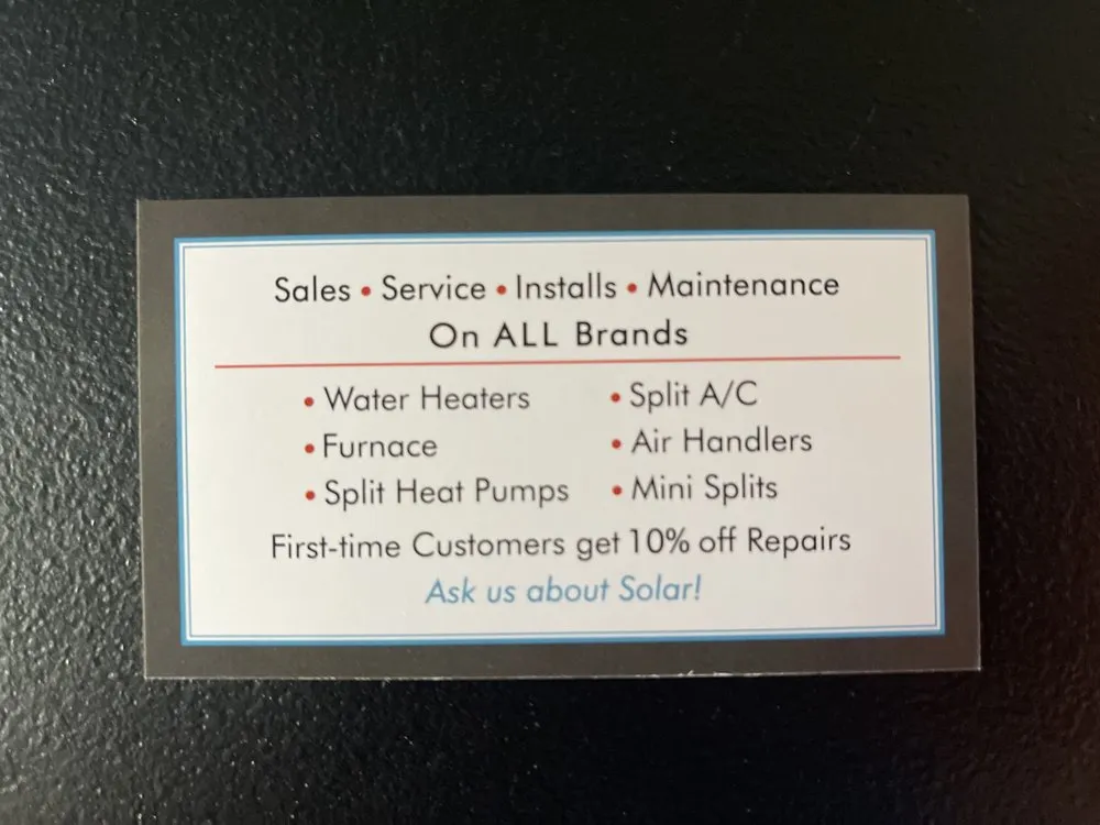 Slide of Right On Time Heating and Cooling