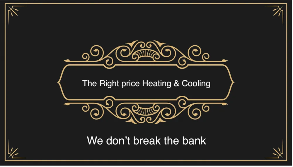 Slide of Right Price Heating and Cooling