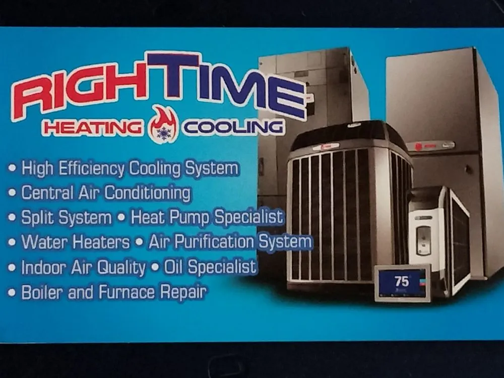 Slide of Right Time Heating & Cooling