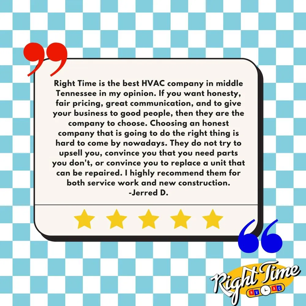 Slide of Right Time HVAC