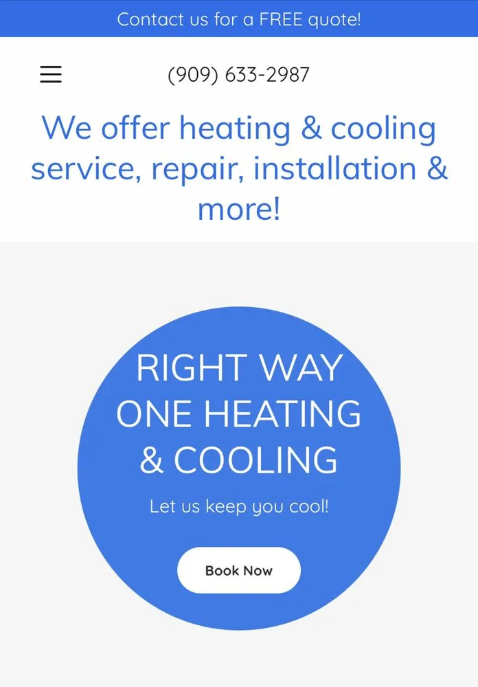 Slide of Right Way One Heating & Cooling