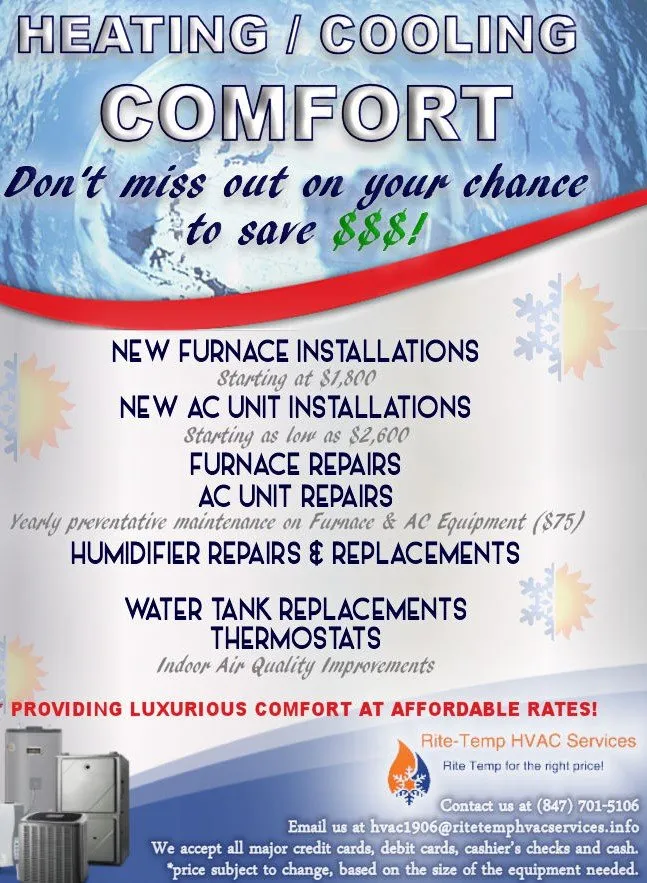 Slide of Rite-Temp HVAC Services