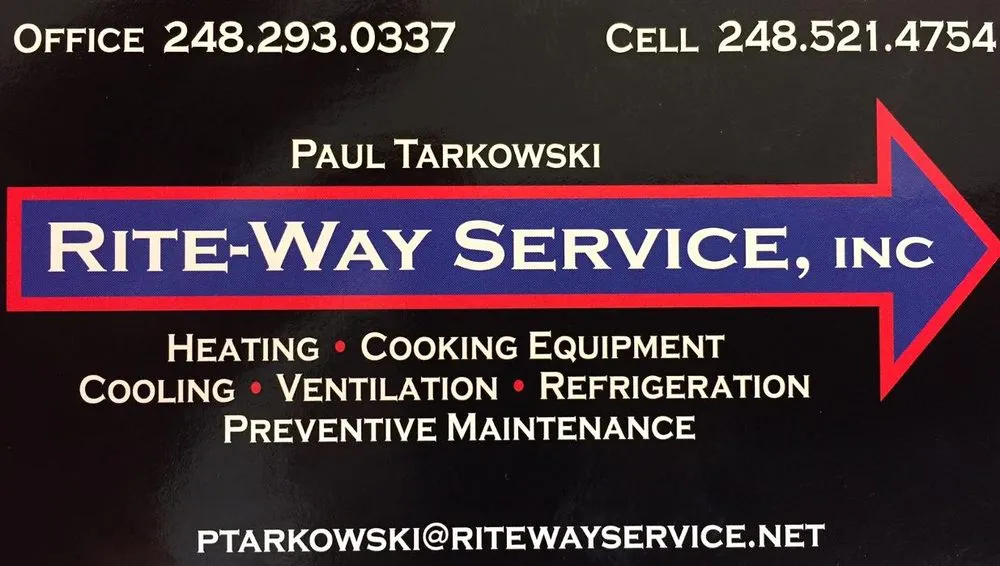 Slide of RITE-WAY SERVICE