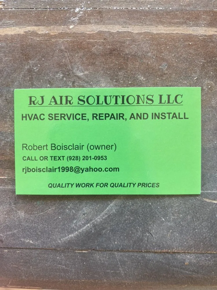 Slide of RJ Air Solutions