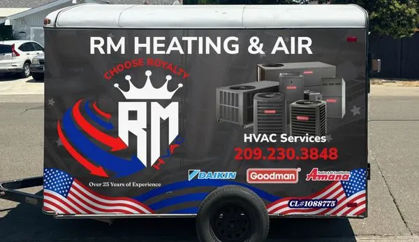 RM Heating and Air Conditioning Logo