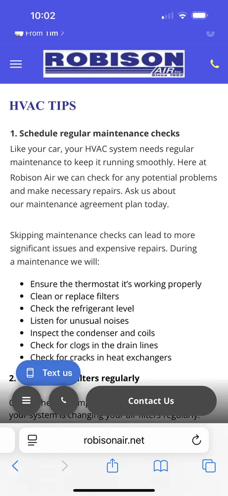 Slide of Robison Air