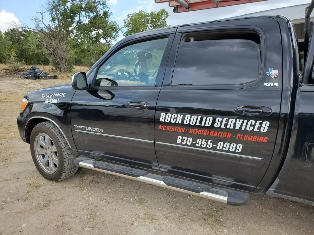 Slide of Rock Solid Services