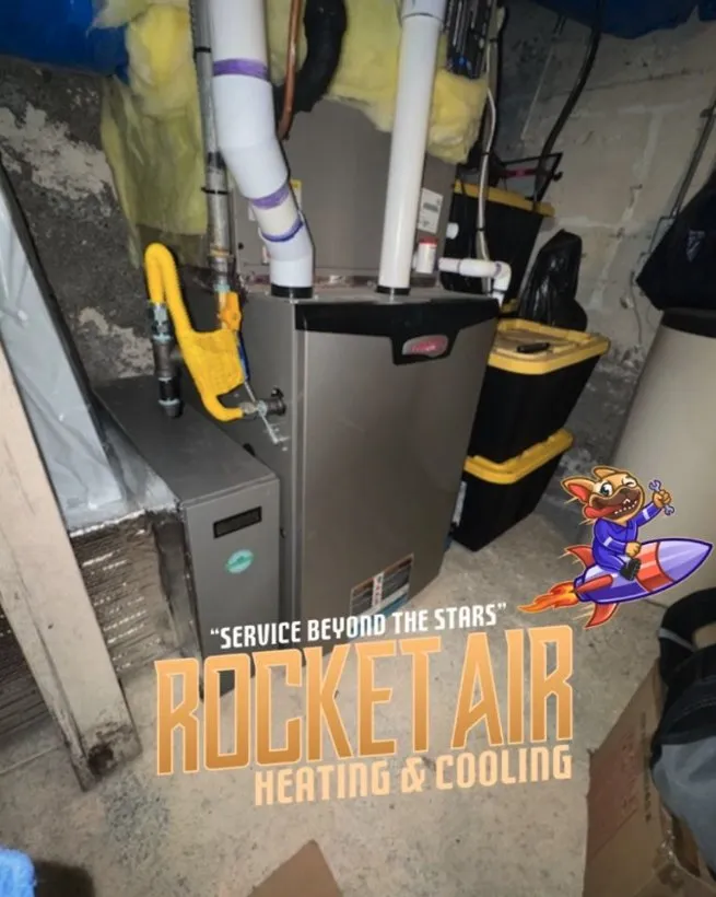 Slide of Rocket Air Heating & Cooling