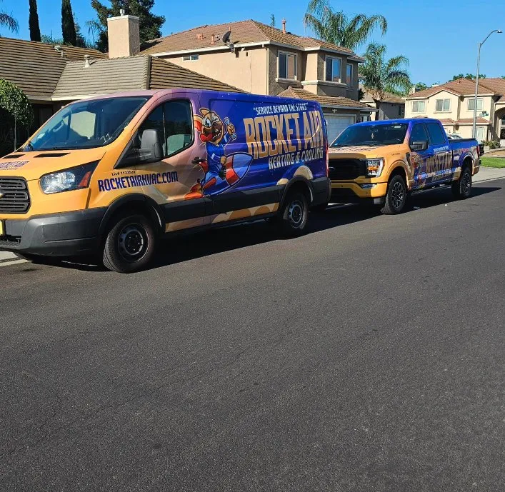 Slide of Rocket Air Heating & Cooling