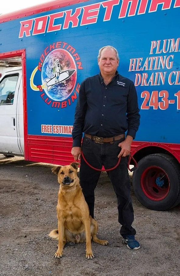 Slide of Rocketman Plumbing