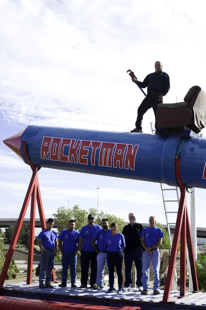 Slide of Rocketman Plumbing