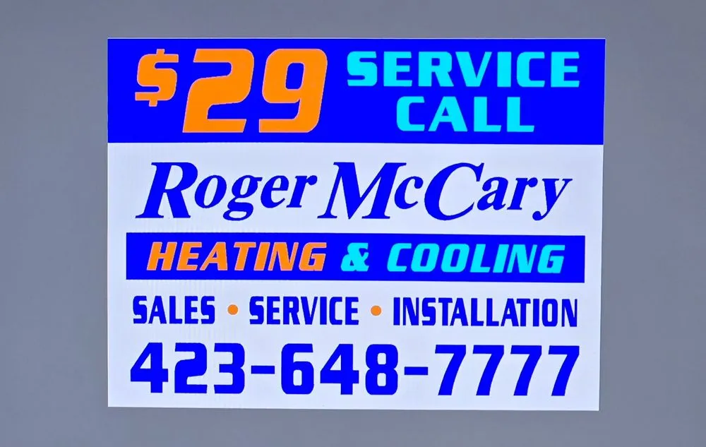 Slide of Roger McCary Heating and Cooling