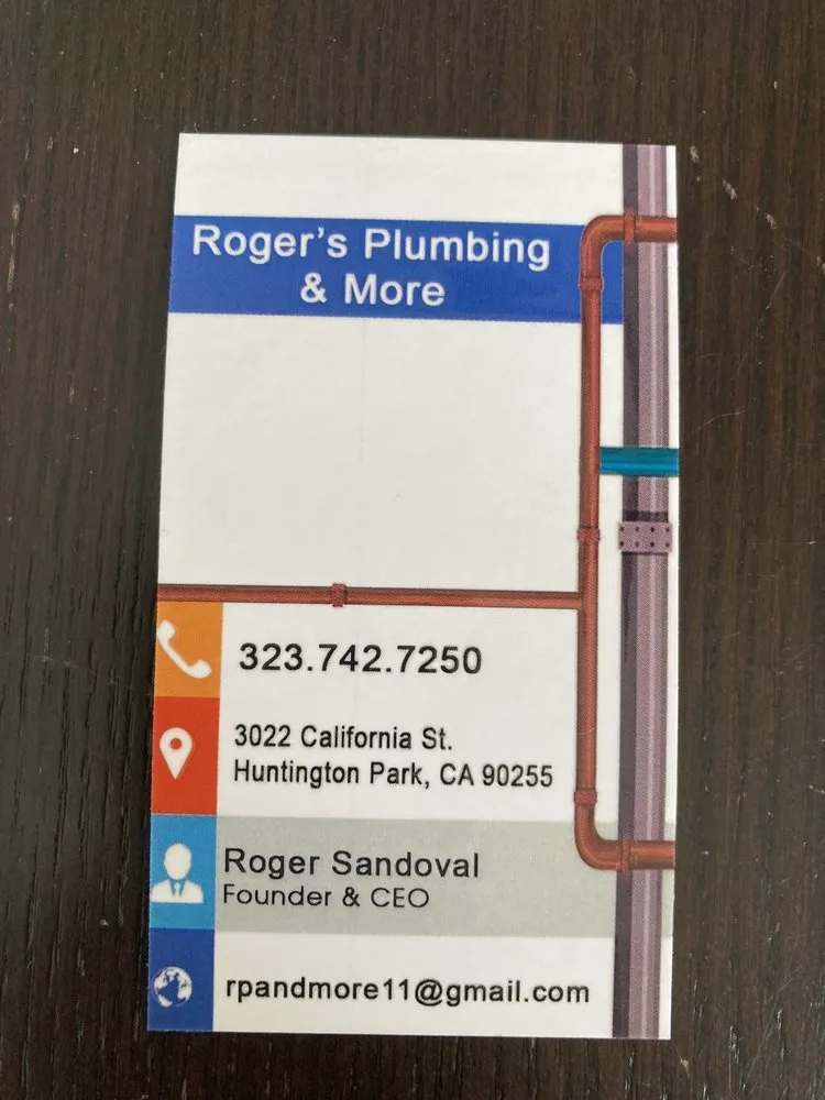 Slide of Roger's Plumbing