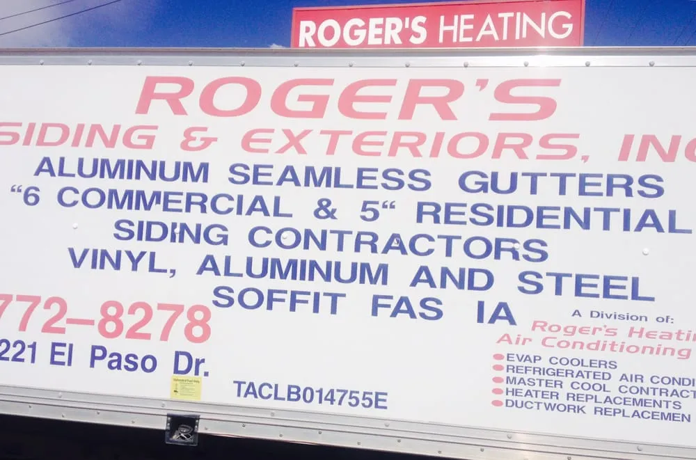 Slide of Roger's Roofing & Exteriors