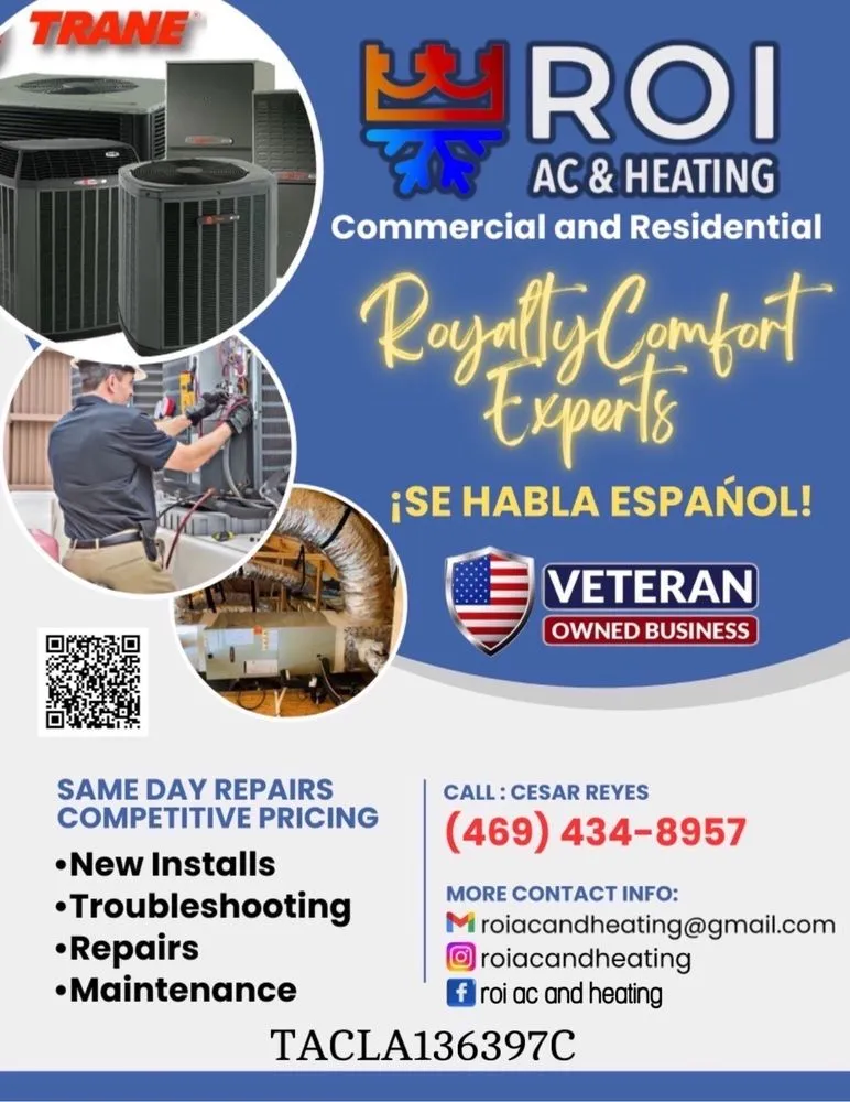 Slide of Roi AC and Heating