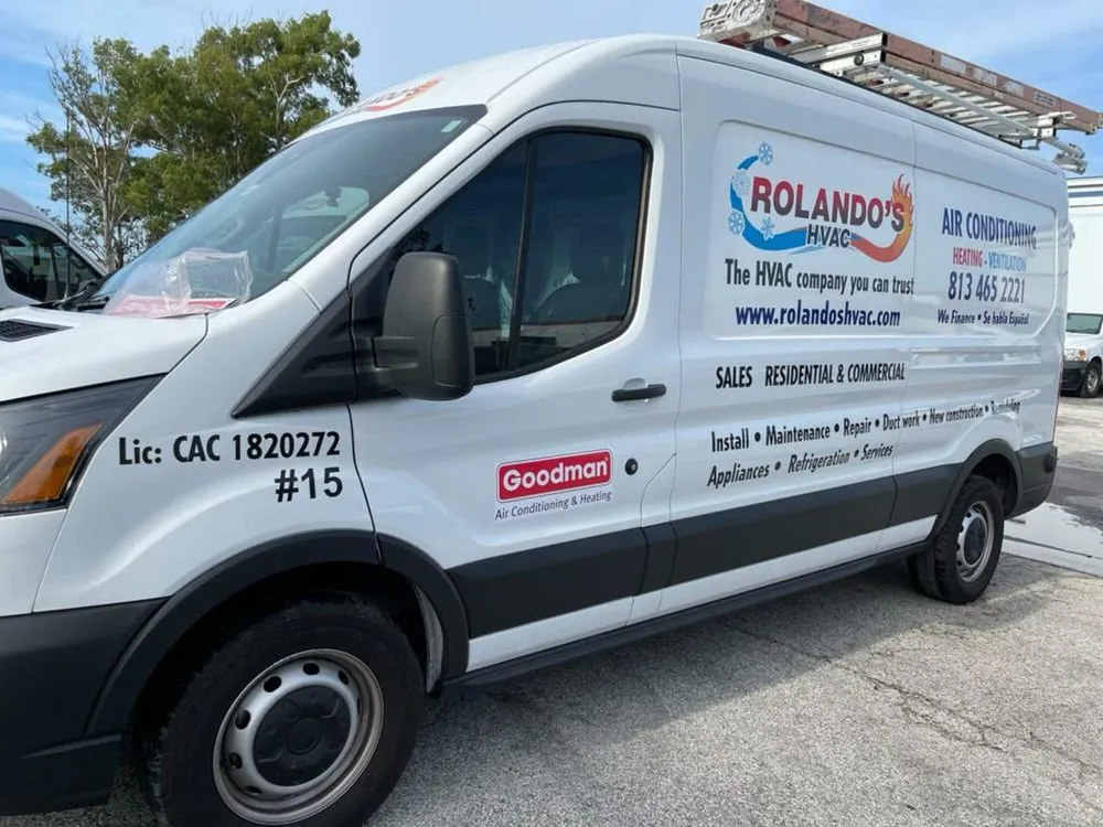 Slide of Rolando's HVAC