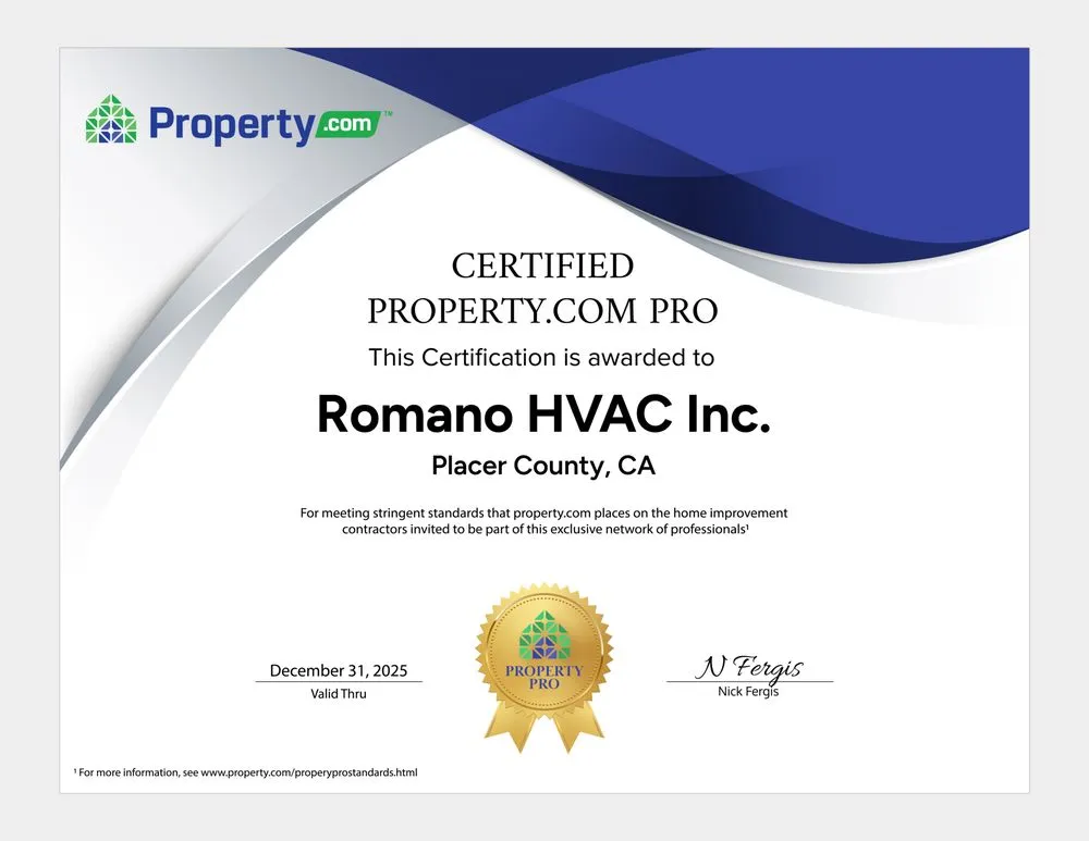 Slide of Romano Heating and Cooling