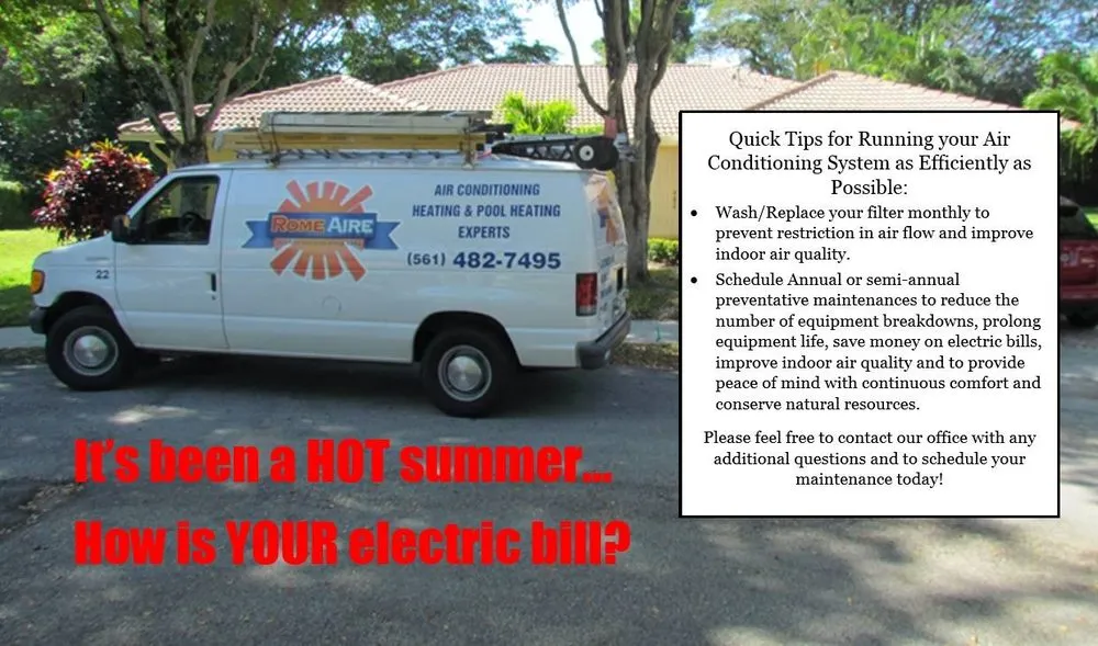 Slide of Rome Aire Services