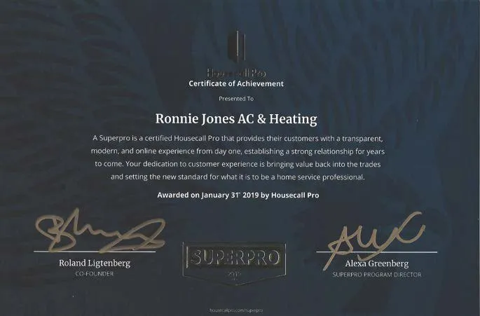 Slide of Ronnie Jones AC and Heating