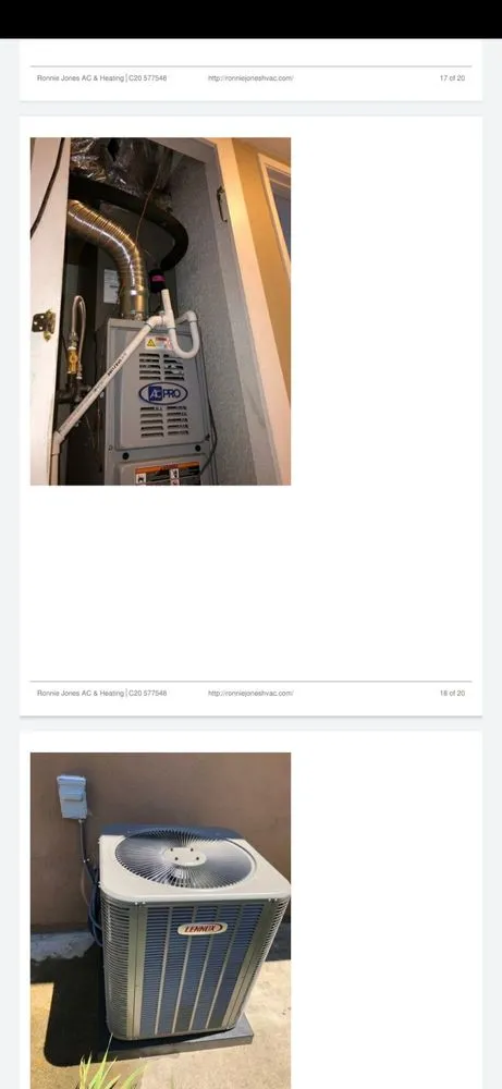 Slide of Ronnie Jones AC and Heating