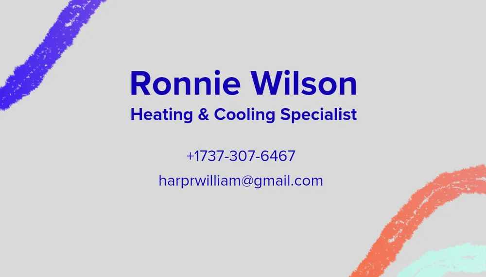 Slide of Ronnie's HVAC