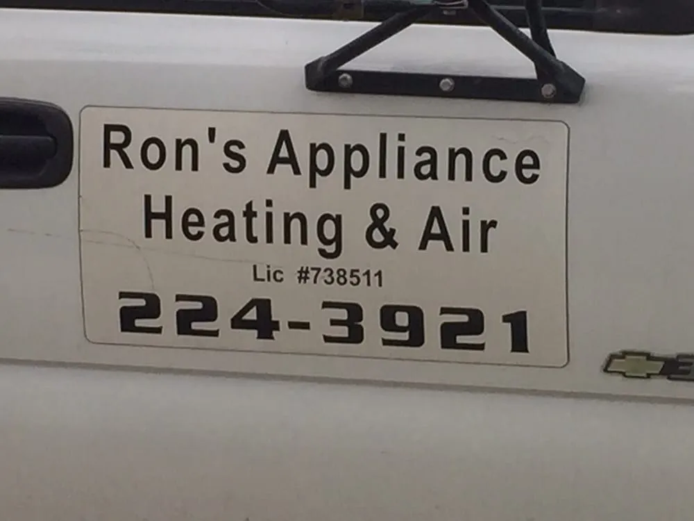 Slide of Ron's Appliance Heating & Air