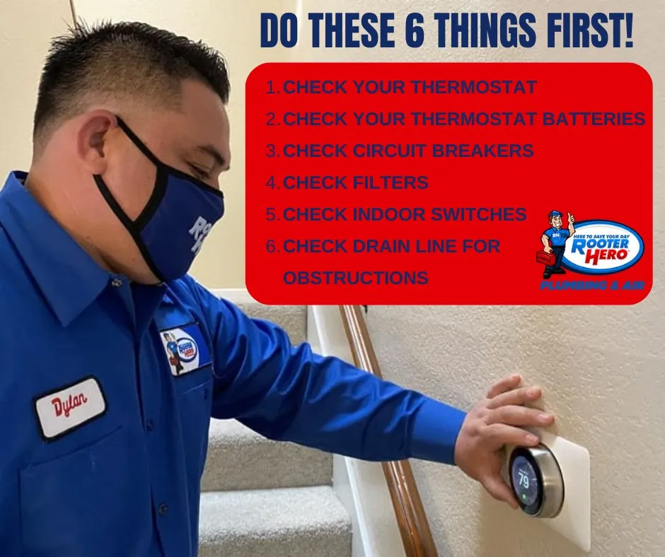 Slide of Rooter Hero Plumbing & Air