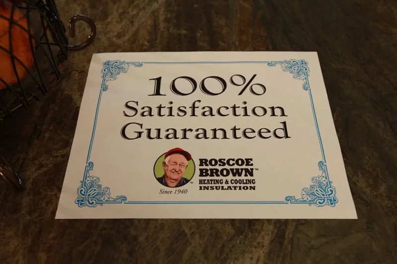 Slide of Roscoe Brown Heating, Cooling, and Plumbing