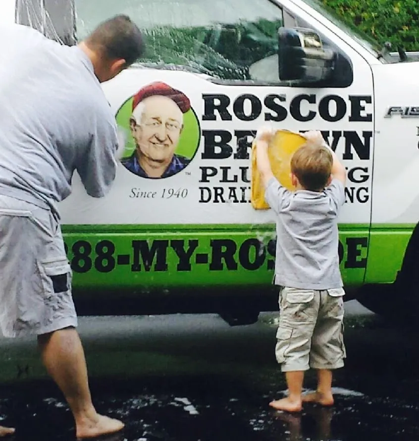 Slide of Roscoe Brown Heating, Cooling, and Plumbing