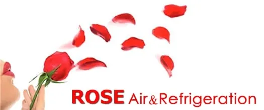 Rose Heating and Cooling Co Logo