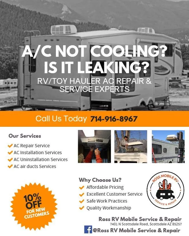 Slide of Ross RV Mobile Repair Service and Repair
